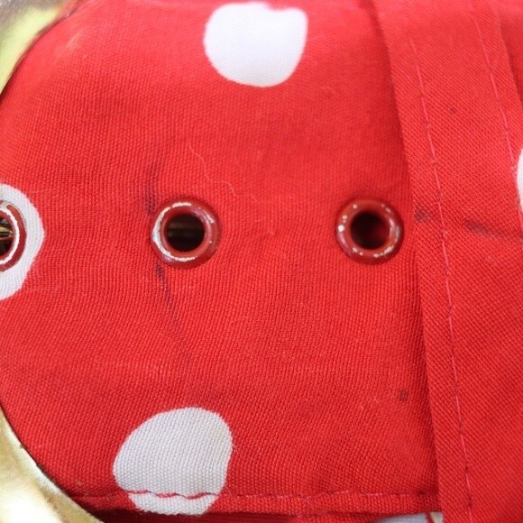 Studio LA Vintage Red & White Polka Dot Belted Pin Up Open Back Dress 10 - Picture 15 of 16